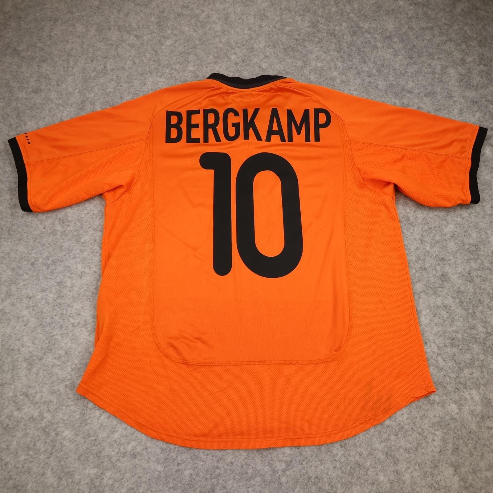 Vintage Netherlands KNVB Home Shirt Mens Large Orange 2000 2002 Nike Bergkamp 10