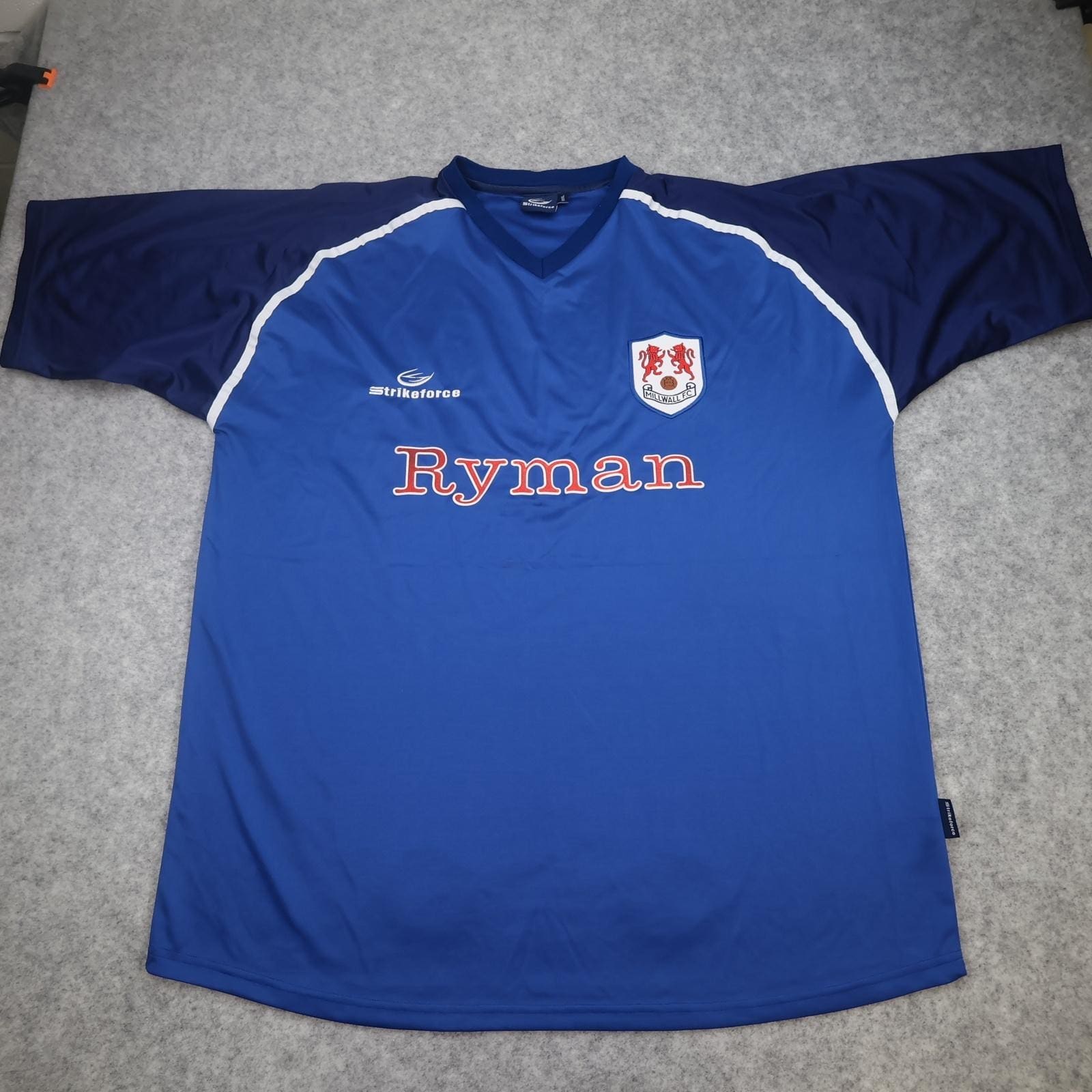 Millwall FC Shirt Mens 3XL Blue 2003 2004 Strikeforce Ryman Training Jersey
