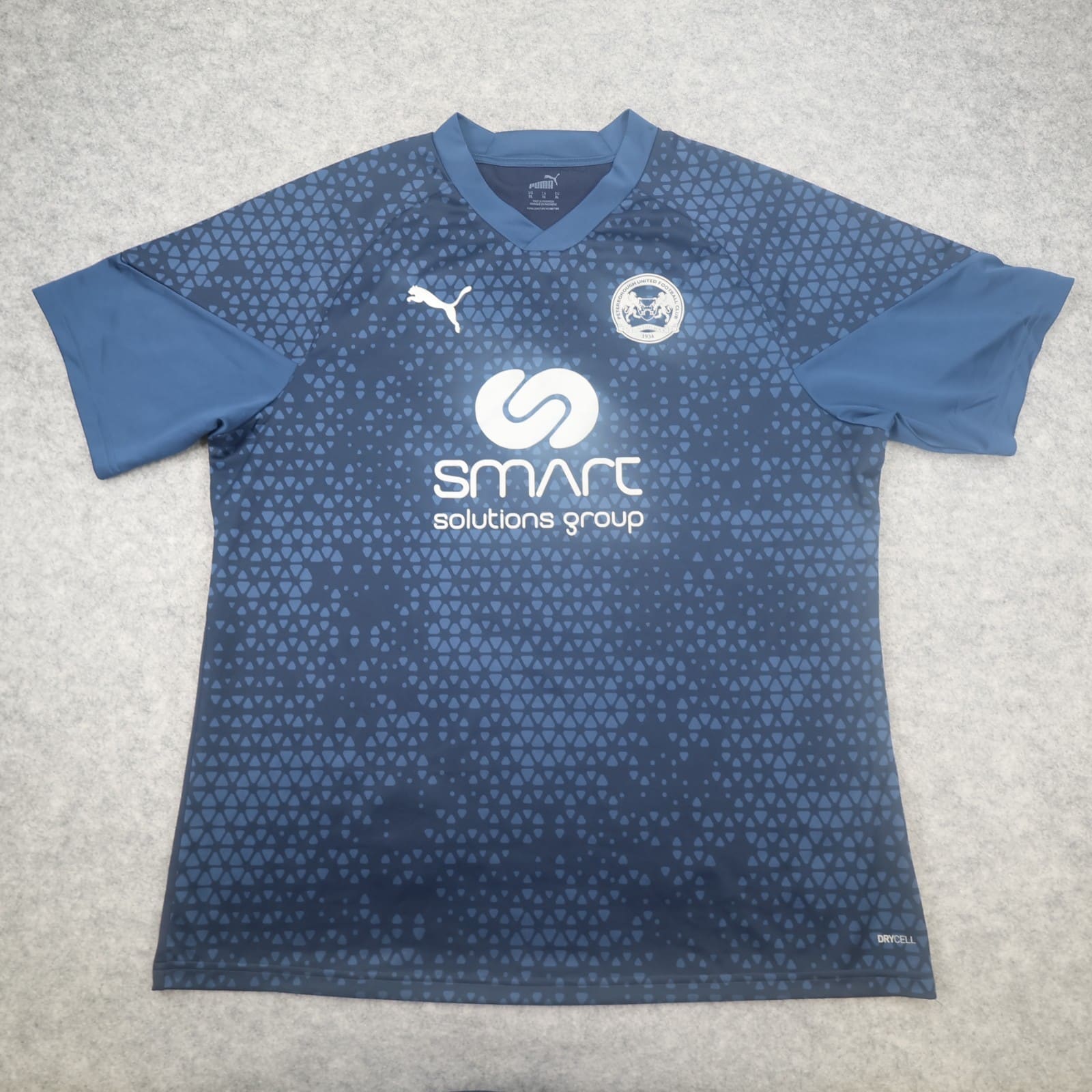 Peterborough United Shirt Extra Large Blue Training Kit Puma Soccer Jersey