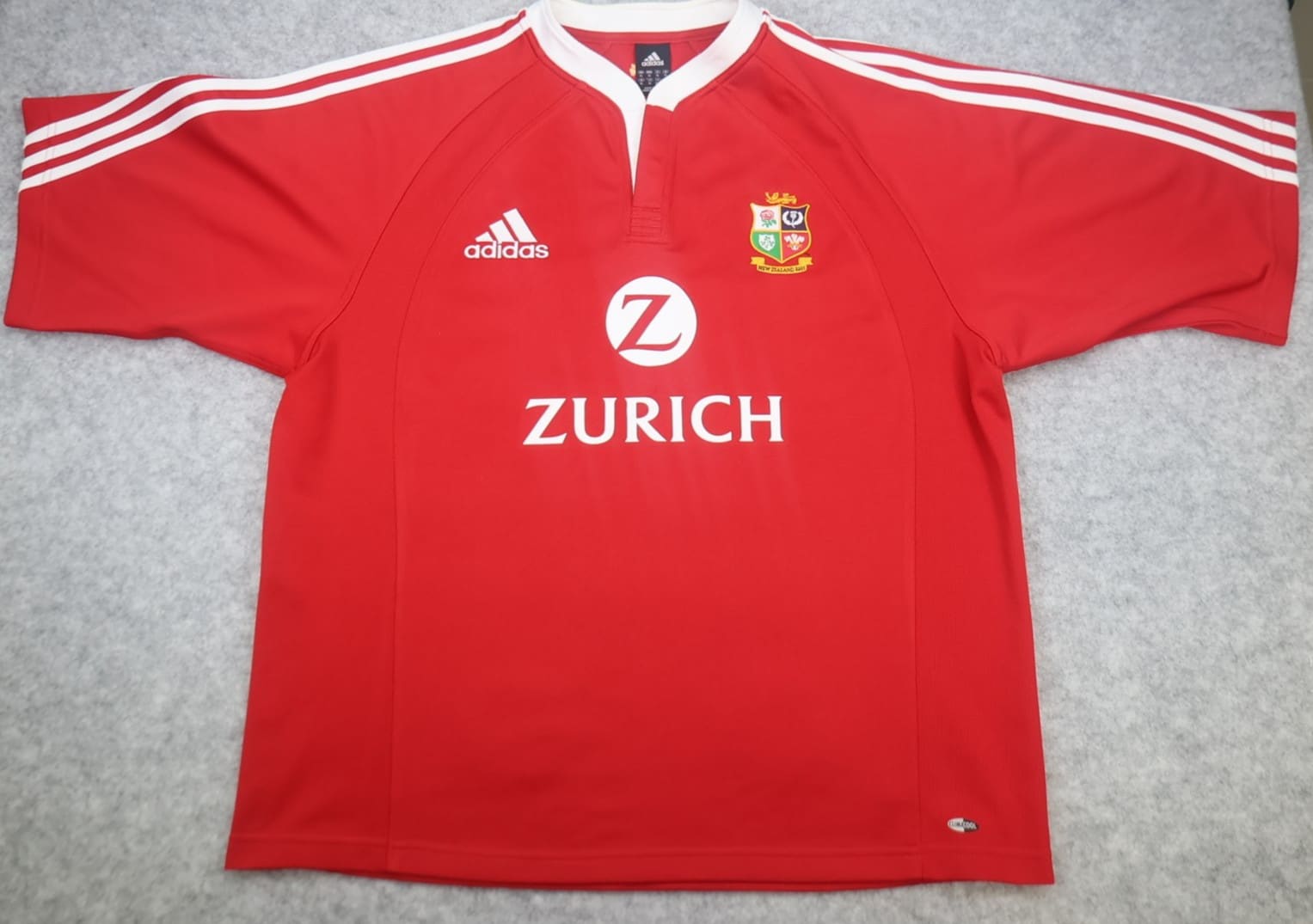 Vintage British & Irish Lions Rugby Shirt Extra Large Zurich Adidas Jersey 2005