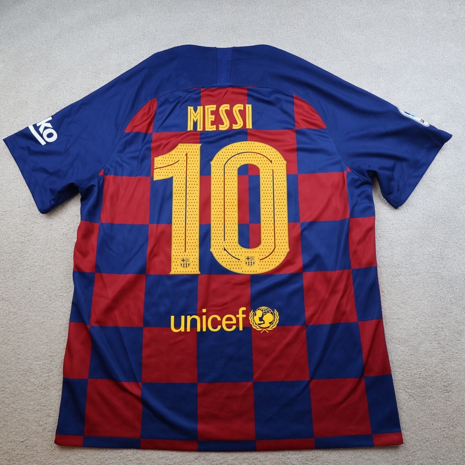 Barcelona Shirt Extra Large Home Kit 2019 2020 Nike Jersey Lionel Messi Soccer