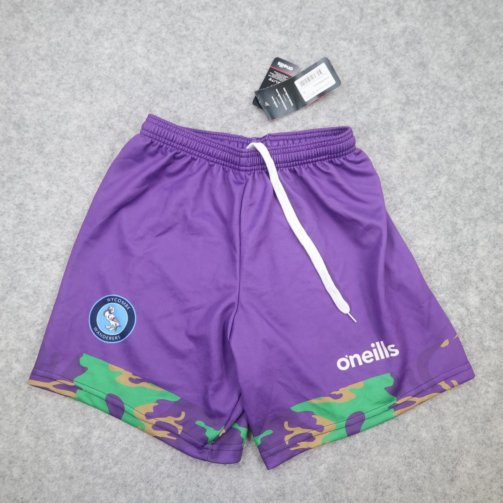 Wycombe Wanderers Shorts Youth 13 Years Purple 2021 2022 EFL Football O'Neills
