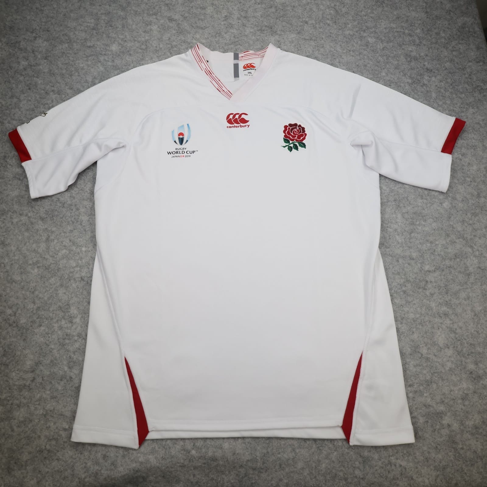 England Rugby Shirt 2XL White Home Kit 2019 Japan World Cup Canterbury XXL