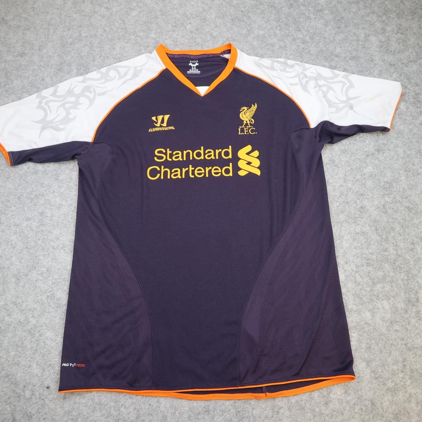 Liverpool Shirt Mens XL Purple Third Kit 2012 2013 Warrior Soccer Jersey