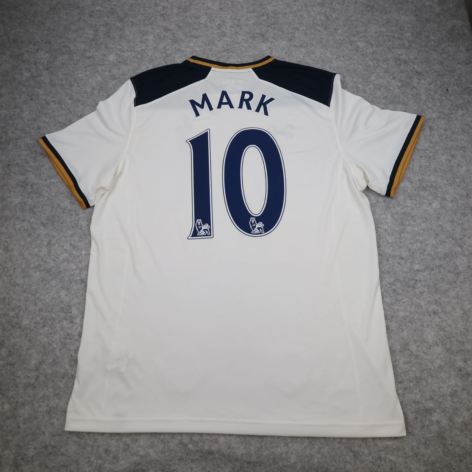 Tottenham Hotspur Shirt 2XL White Home Kit 2016 2017 Spurs Jersey Mark 10