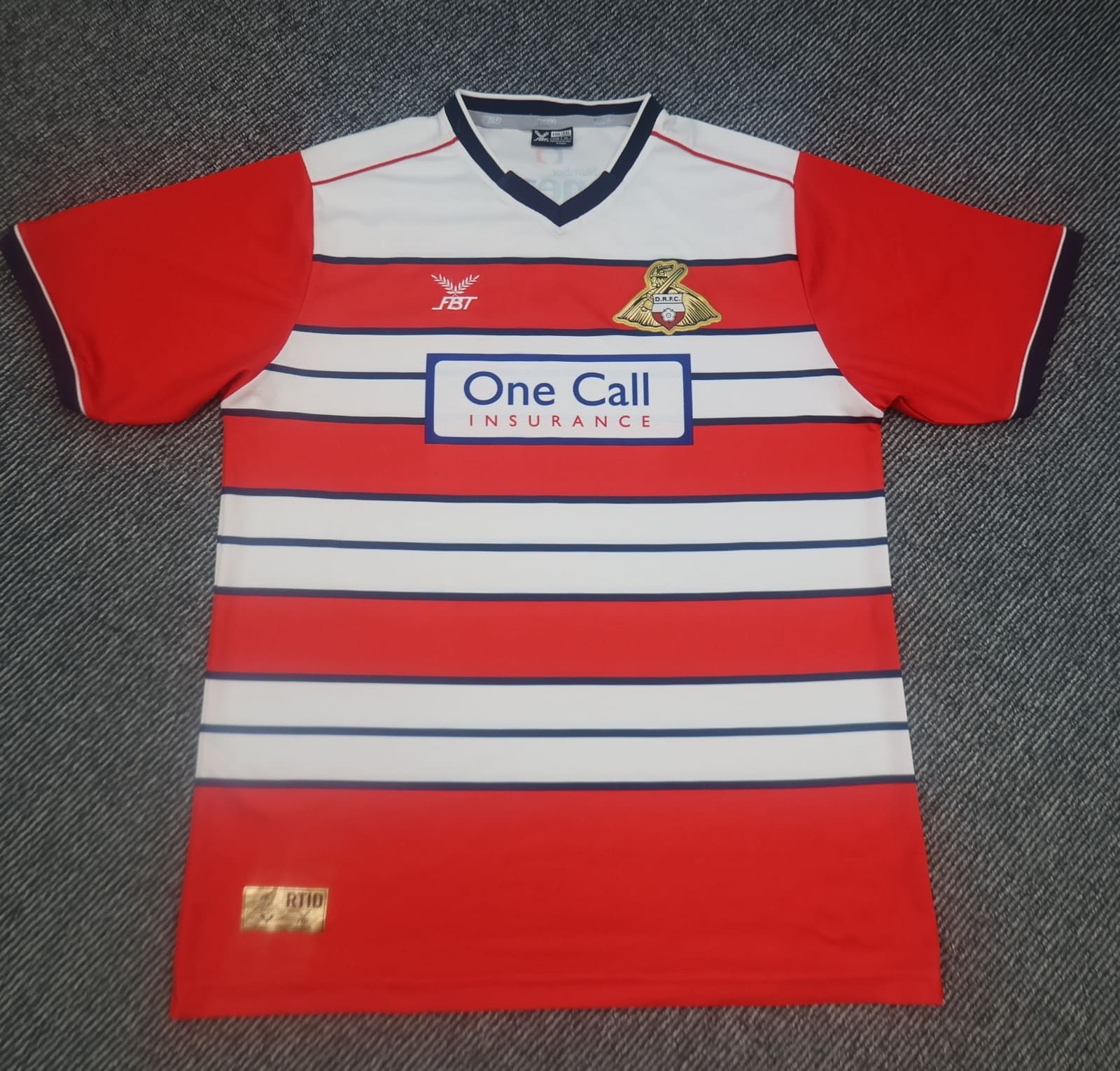 Doncaster Rovers Shirt Extra Large Red Home Kit 2016 2017 FBT Soccer Jersey