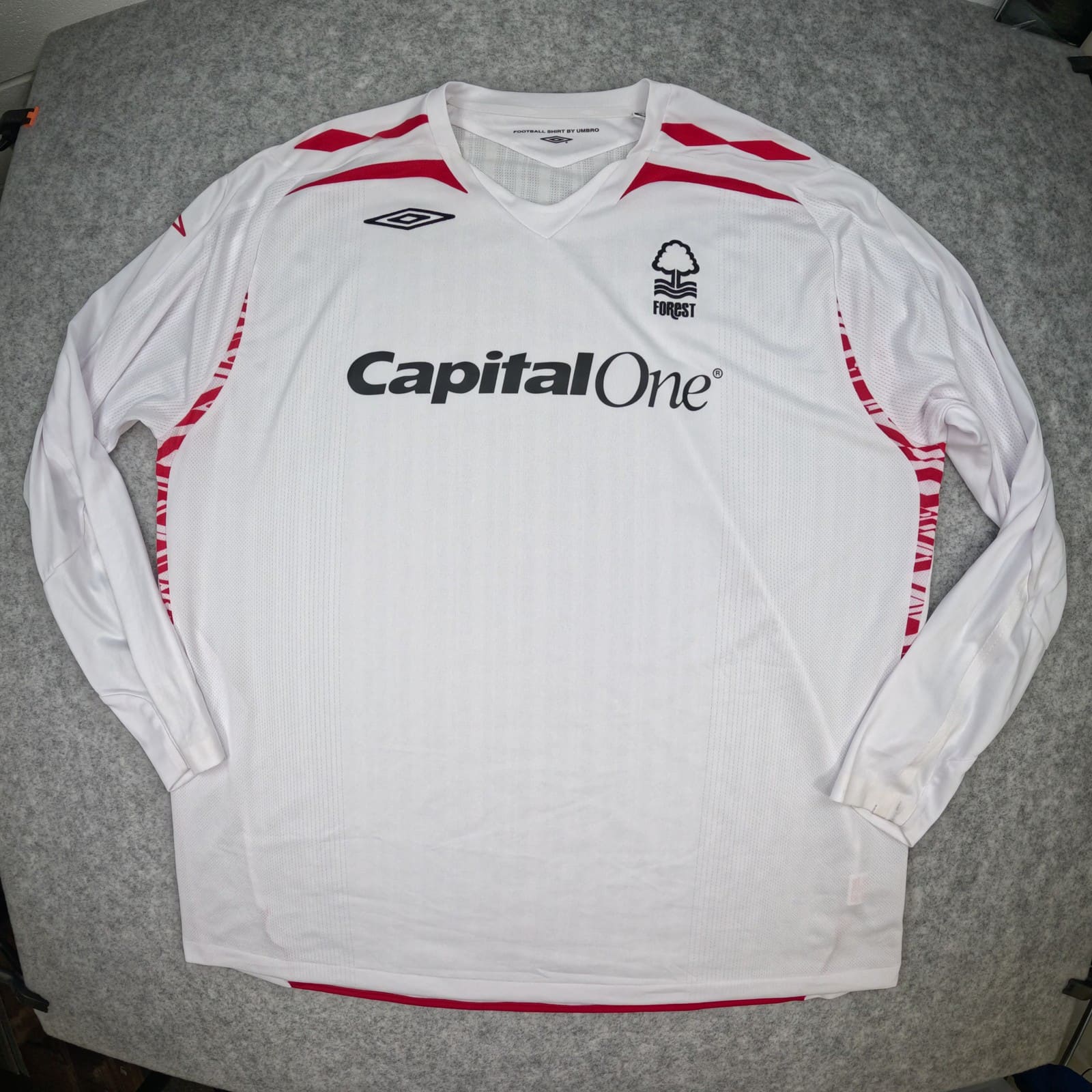 Nottingham Forest Football Shirt 3XL Away Umbro 2007 2008 Soccer Jersey
