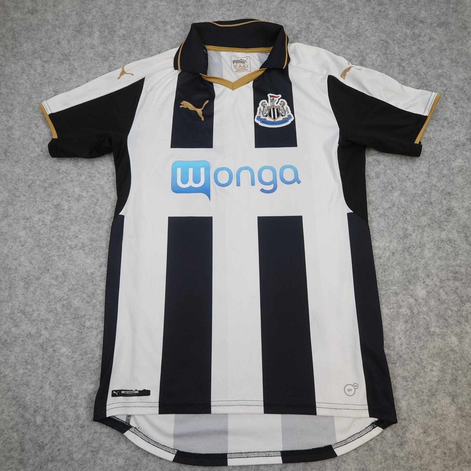 Newcastle United Shirt Mens Small Multi Home 2013 2014 EPL Football Puma Wonga