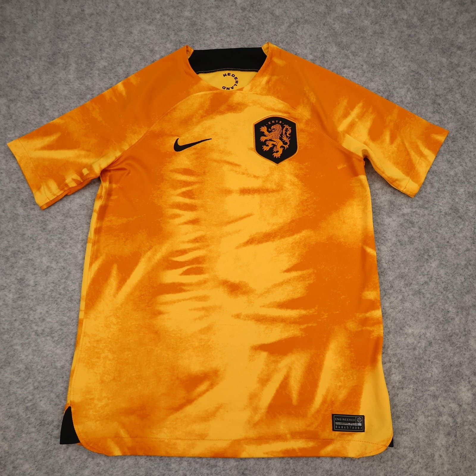 Netherlands Home Shirt Kids Large 12-13 Years 2022 2023 Nike Soccer Jersey