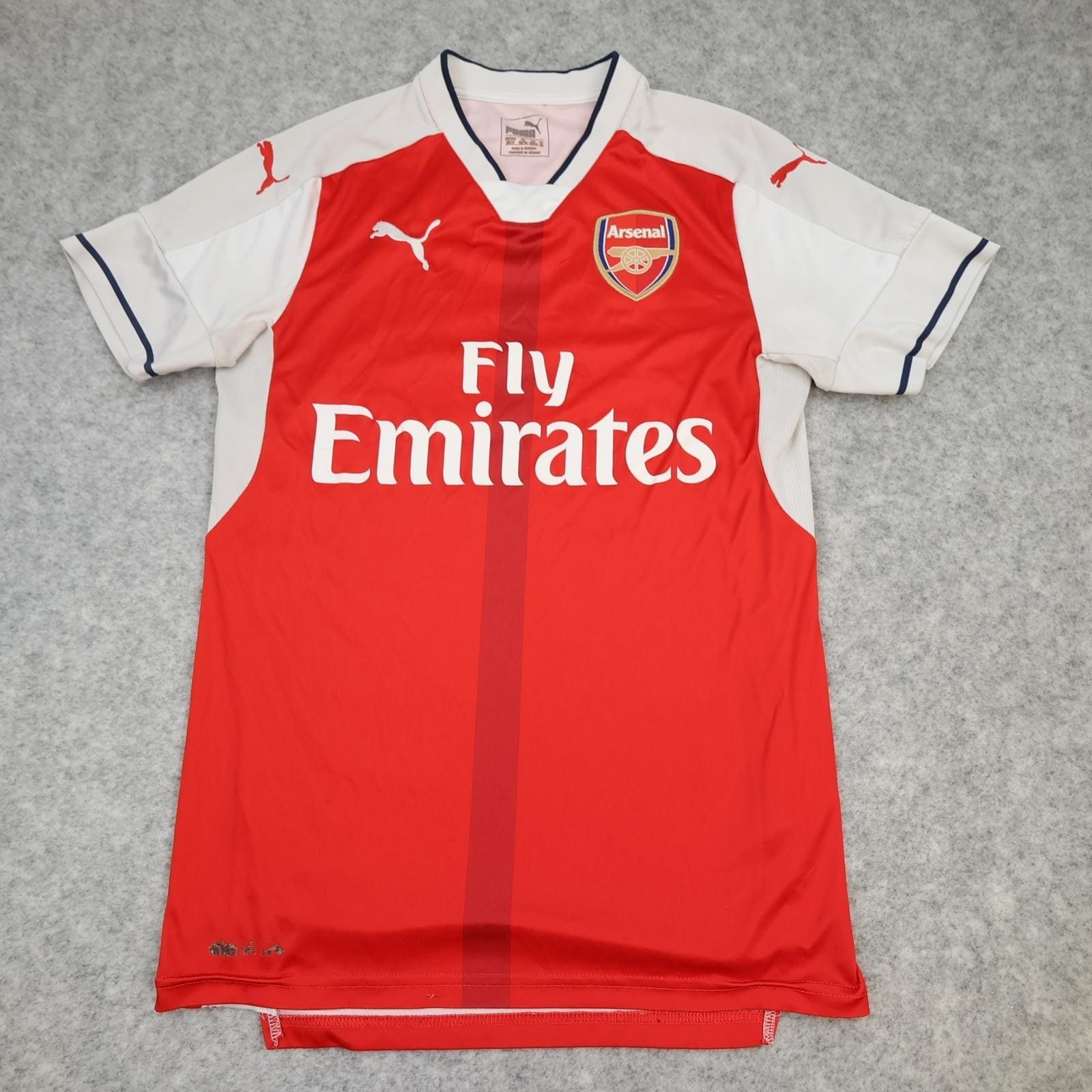 Arsenal Shirt Mens Extra Small Red Home Kit 2016 2017 Puma Soccer Jersey