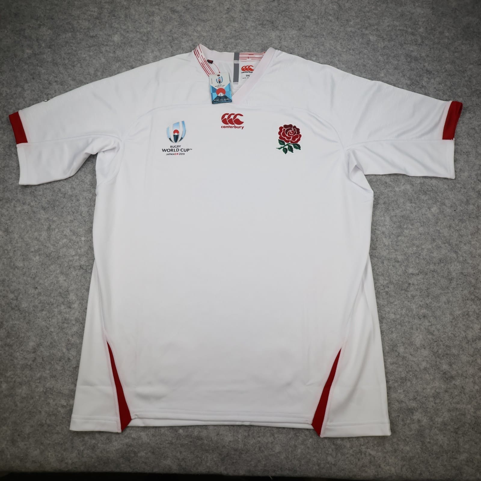 England Rugby Shirt 2XL White Home Kit 2019 Japan World Cup Canterbury XXL