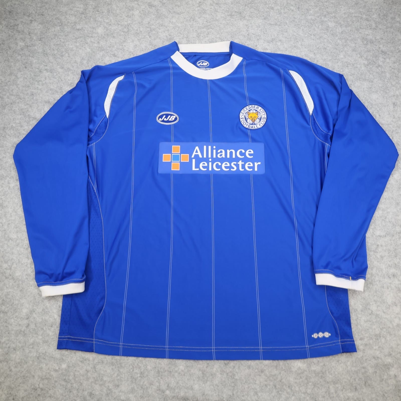 Leicester City Shirt Large Blue Home Kit 2005 2006 Soccer Jersey JJB Long Sleeve