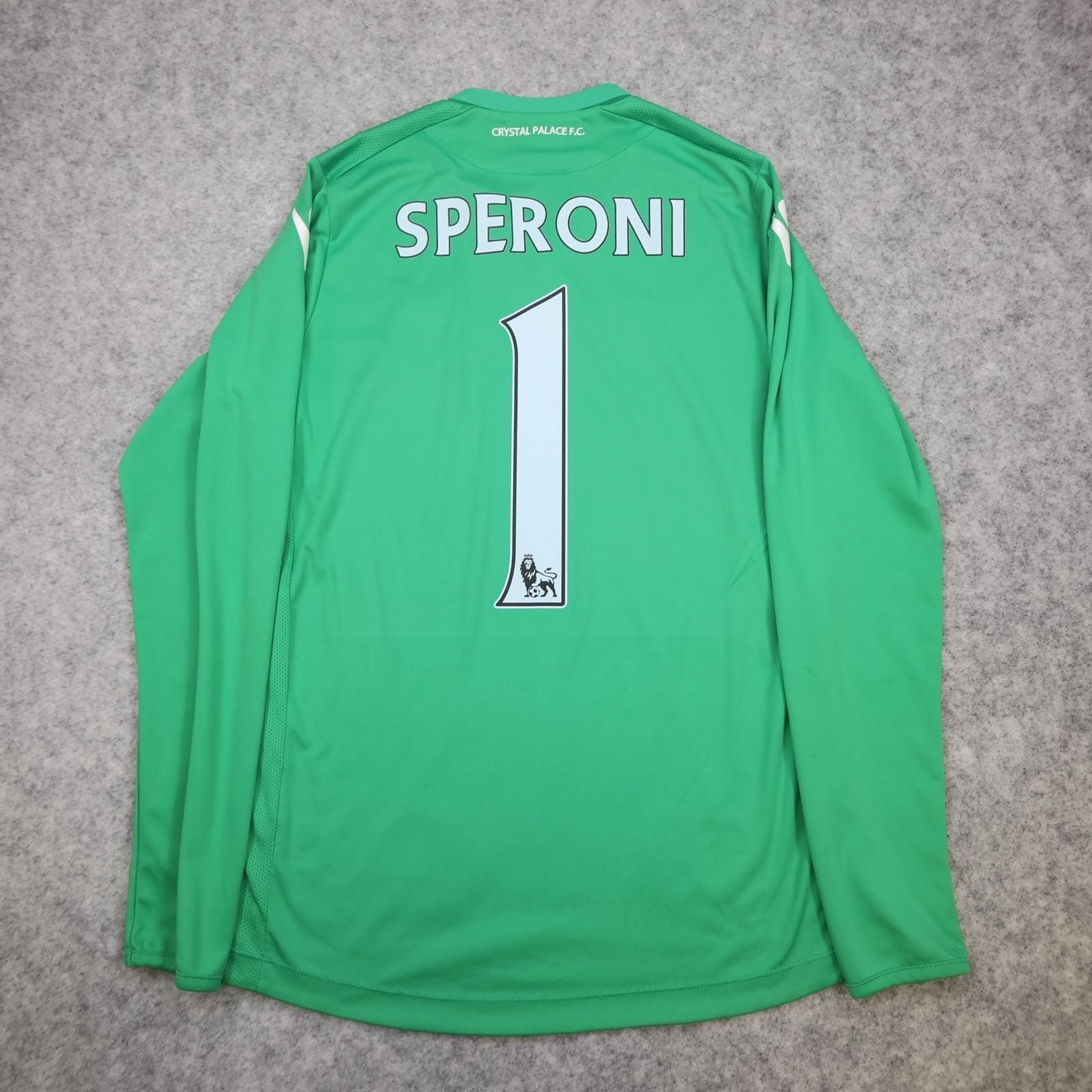 Crystal Palace Goalkeeper Shirt Mens Medium Green EPL 2016 2017 Macron Speroni 1