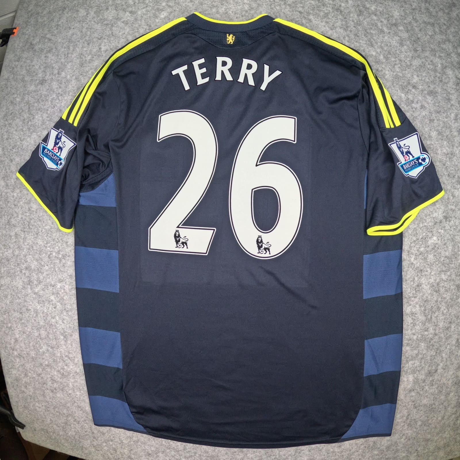 Chelsea Football Shirt 2XL Navy Blue Away 2009 10 adidas Terry 26 Soccer Jersey
