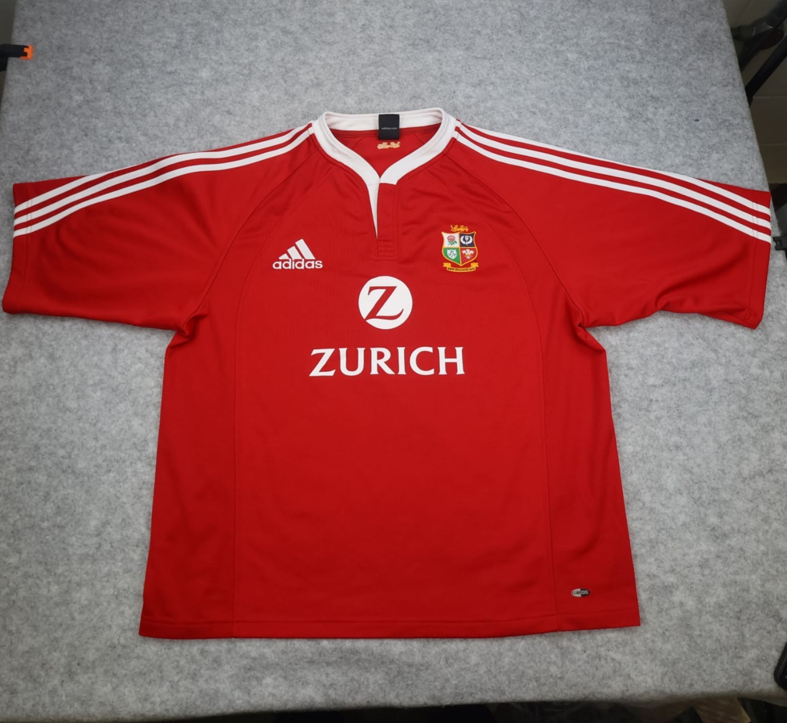Lions Rugby Shirt Extra Large Home Adidas Jersey 2009 South Africa Tour British