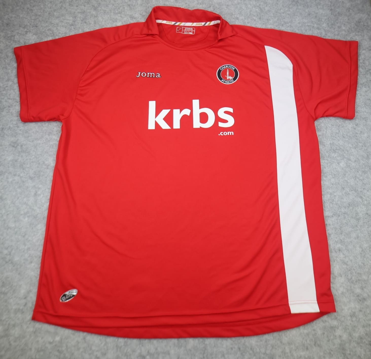 Charlton Athletic Shirt 4XL Red Home Kit 2009 2010 Joma Soccer Jersey XXXXL