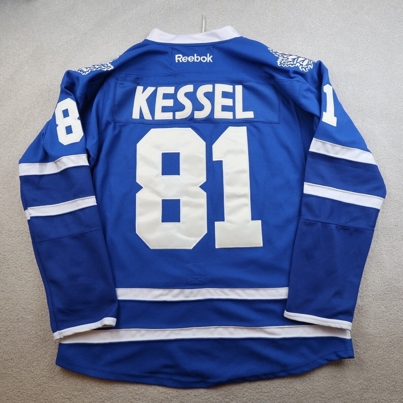 Vintage Toronto Maple Leafs Jersey 2XL Blue Reebok NHL Ice Hockey Phil Kessel 81