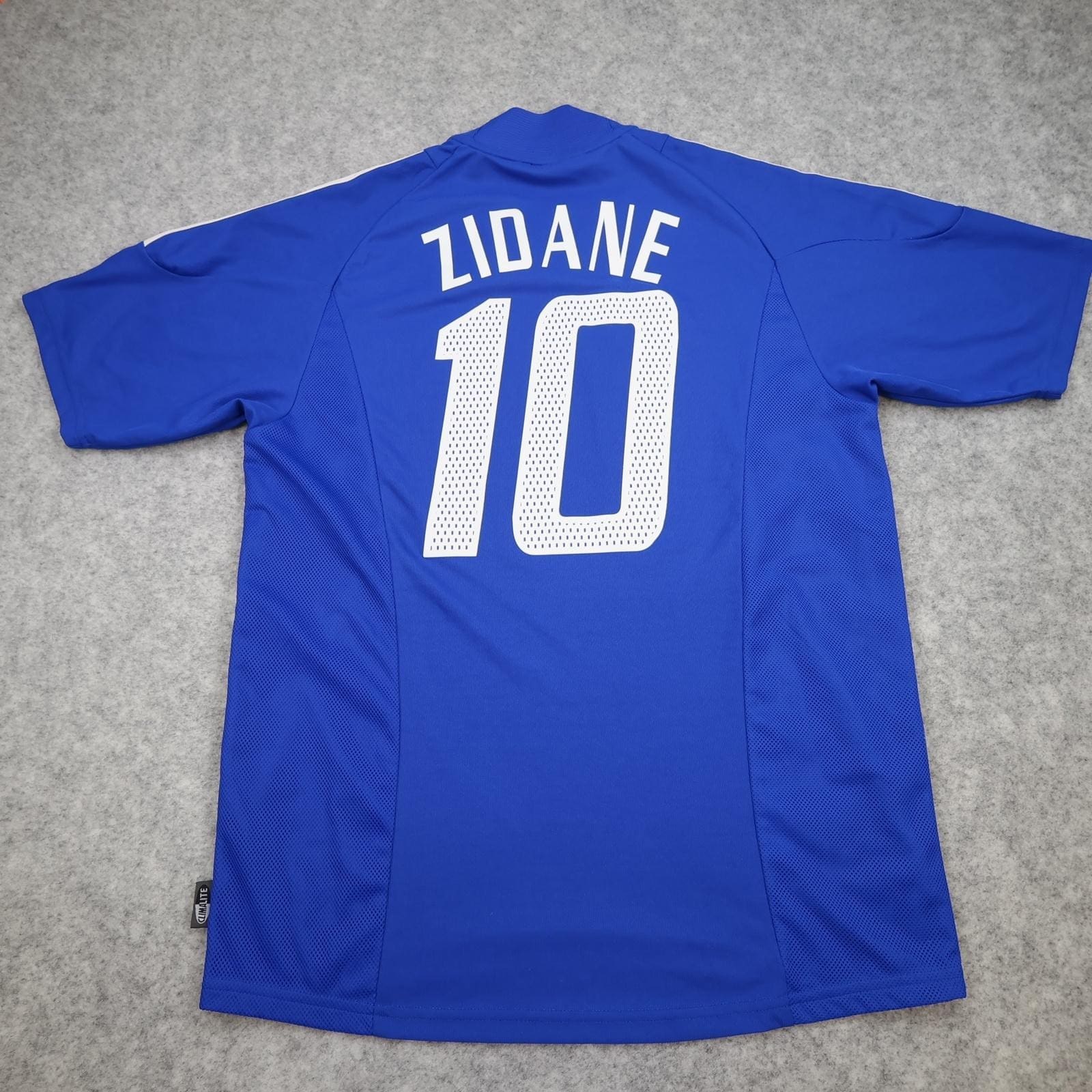 Vintage France Home Shirt Mens Medium Blue 2002 2004 Football Adidas Zidane 10
