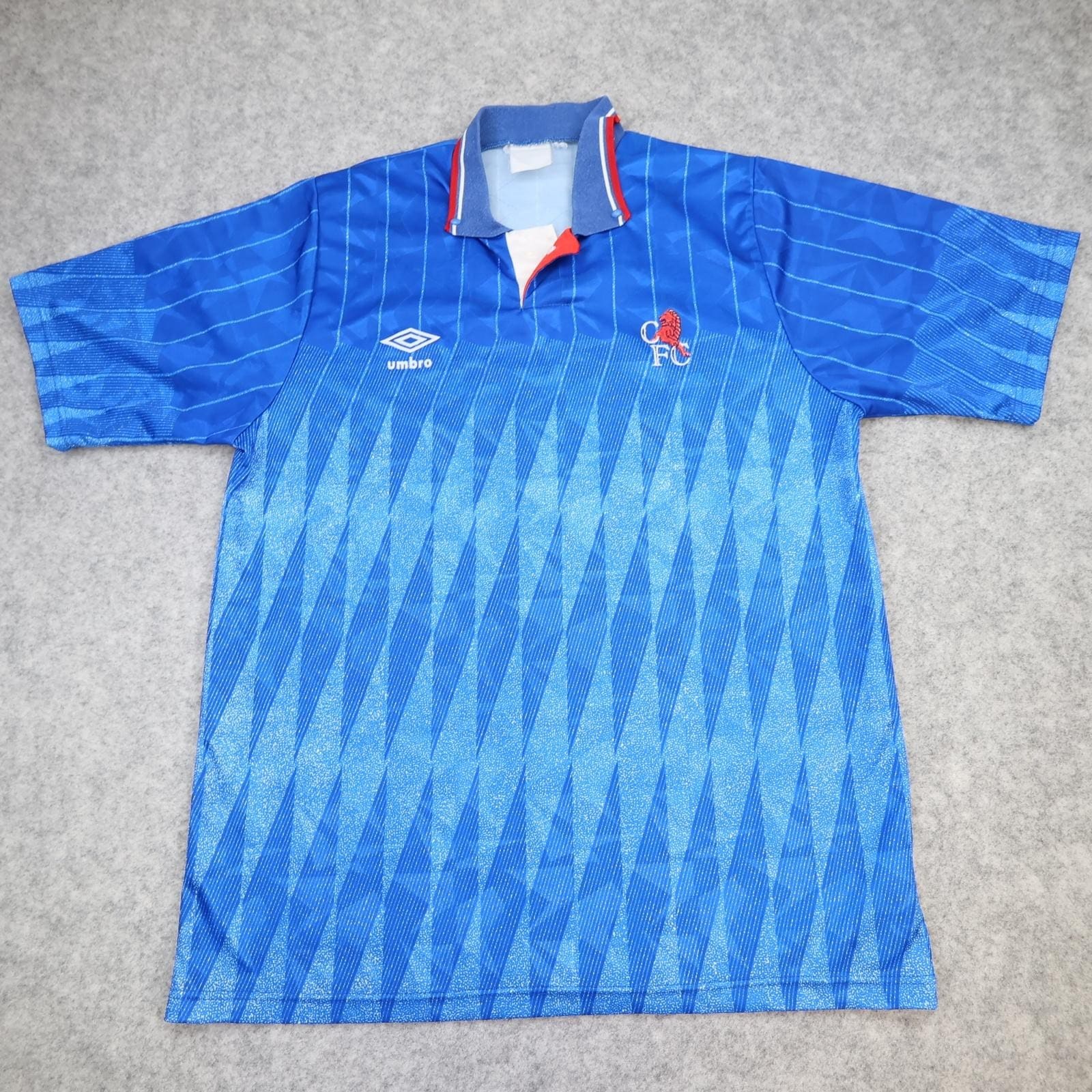 Vintage Chelsea Shirt Mens Medium Blue Home Umbro 1989 1991 Soccer Jersey 90s