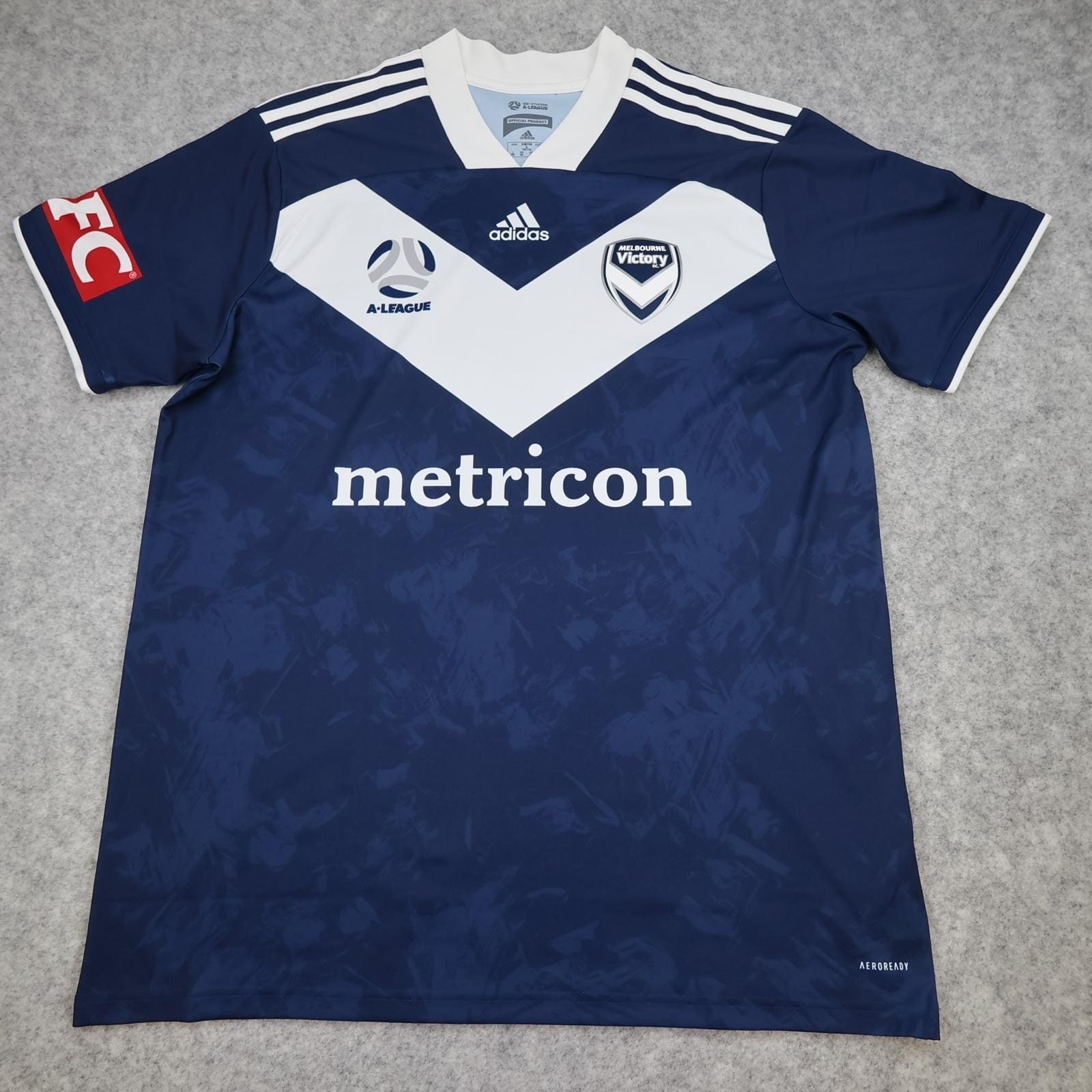 Melbourne Victory Shirt Mens XL Blue Home 2020 2021 Adidas Soccer Jersey