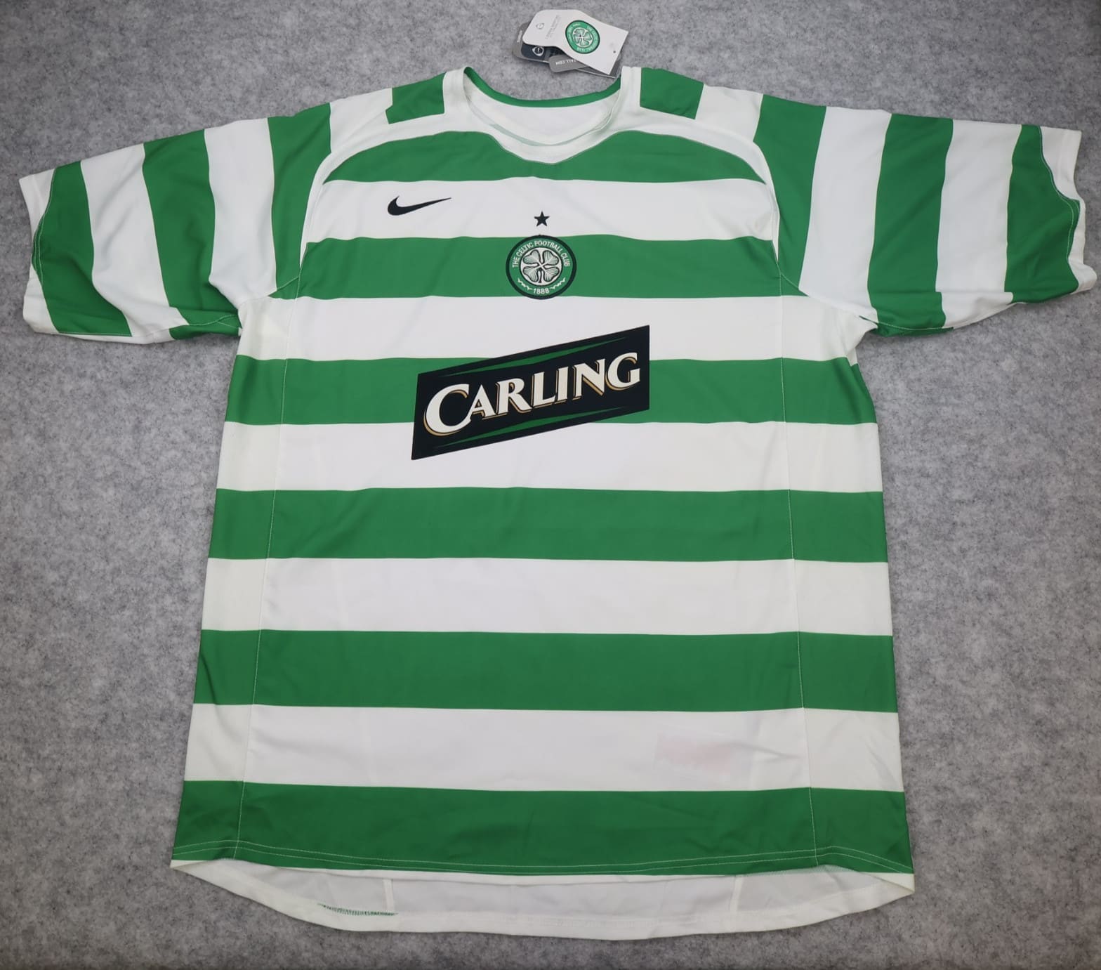 Celtic Football Shirt Extra Large Home Kit 2005 2007 Nike Soccer Jersey Hoops