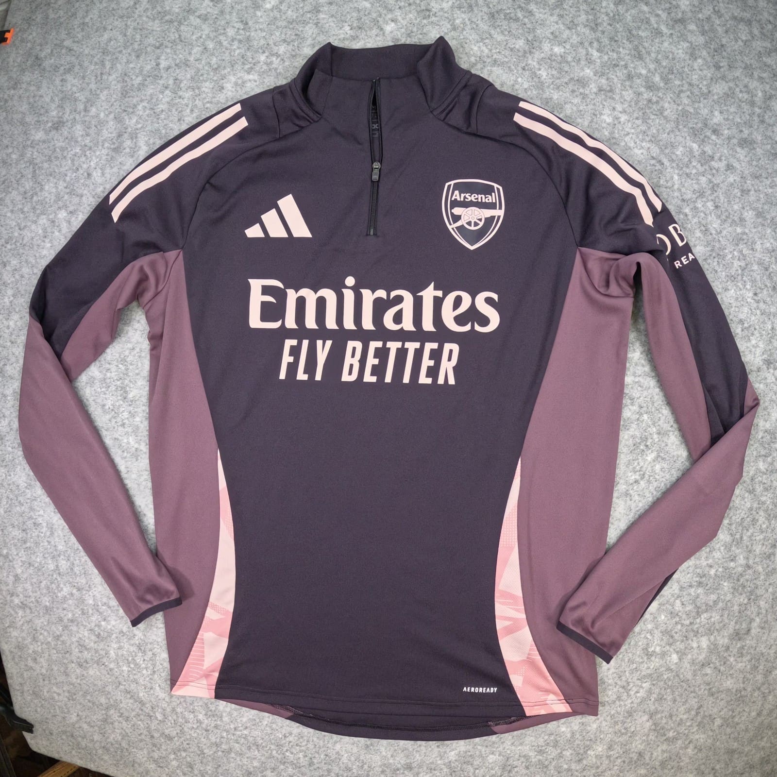 Arsenal Training Top Medium Adidas Tiro 2024 2025 Sweatshirt 1/4 Zip Football