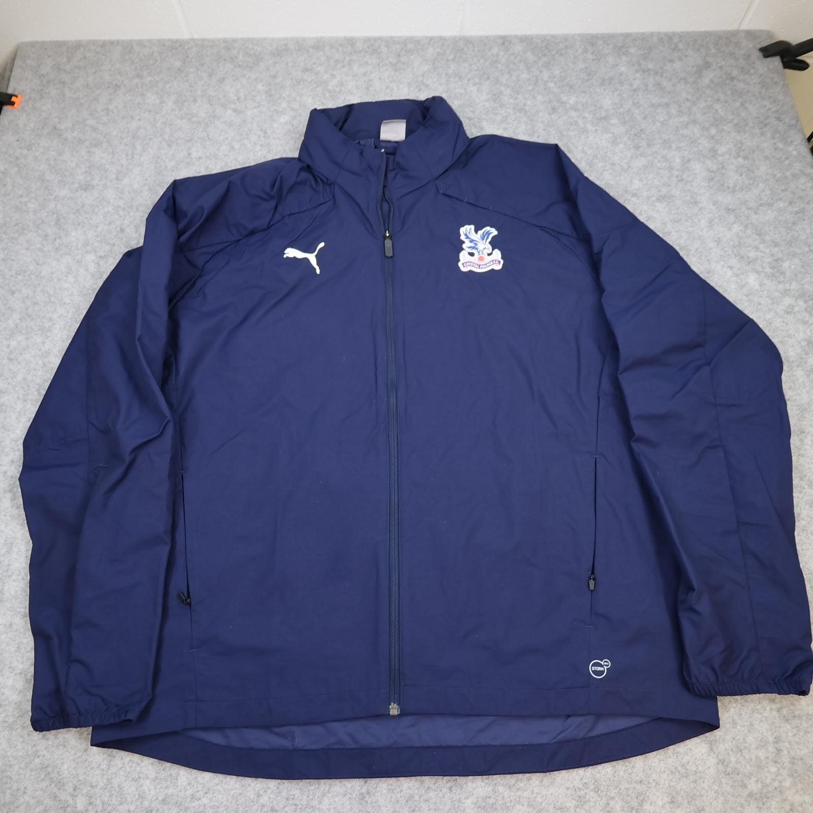 Crystal Palace Jacket Mens 3XL Navy Blue EPL Football Puma Stormcell Training