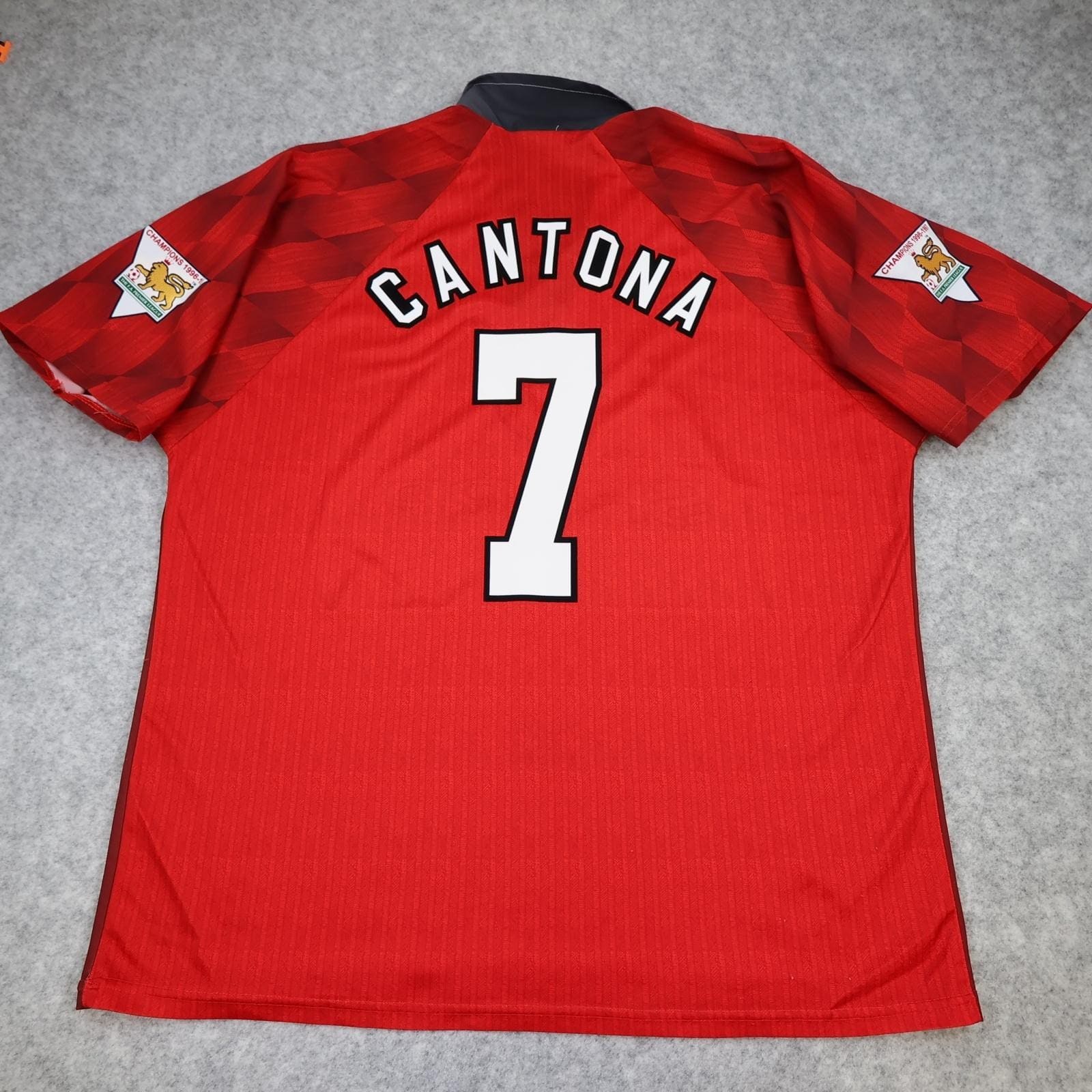Vintage Manchester United Shirt Mens XL Red Home 1996 98 Umbro Cantona 7 Jersey