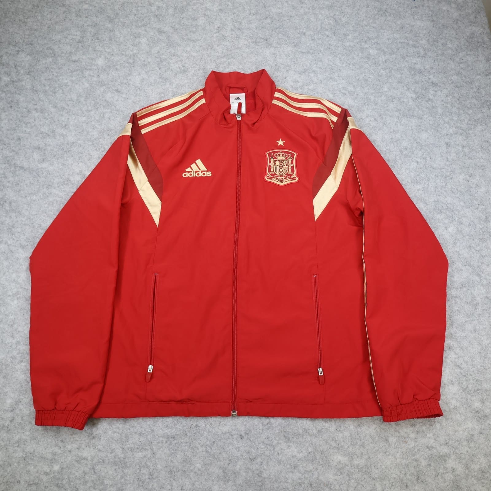 Spain Football Tracksuit Medium Red 2012 2013 España Jacket World Cup