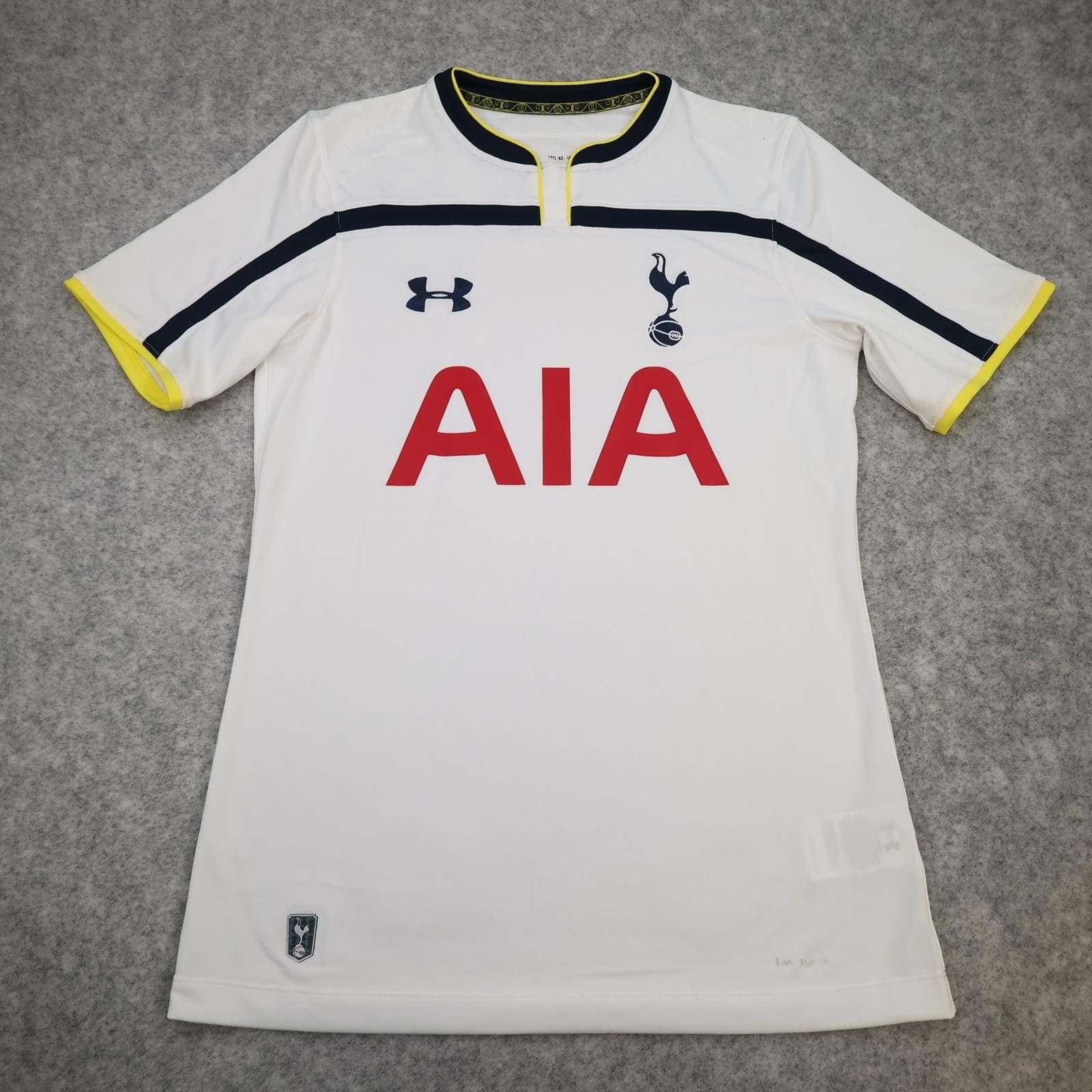 Tottenham Hotspur Shirt Mens Medium White Home 2014 2015 Football Under Armour