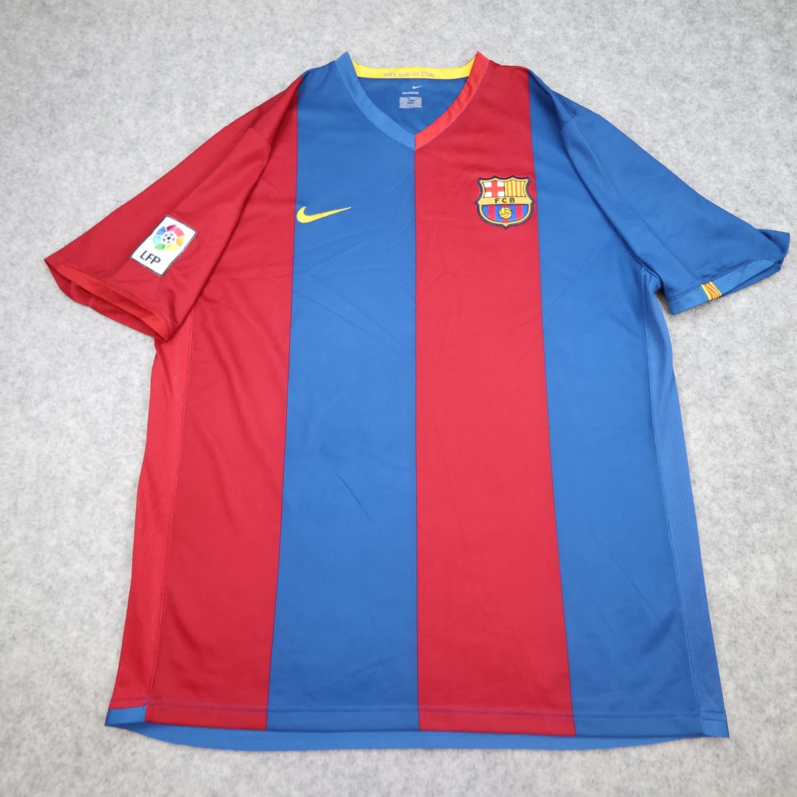 Barcelona Shirt Mens XL Red Blue Home 2006 2007 Nike Sphere Dry Jersey Top