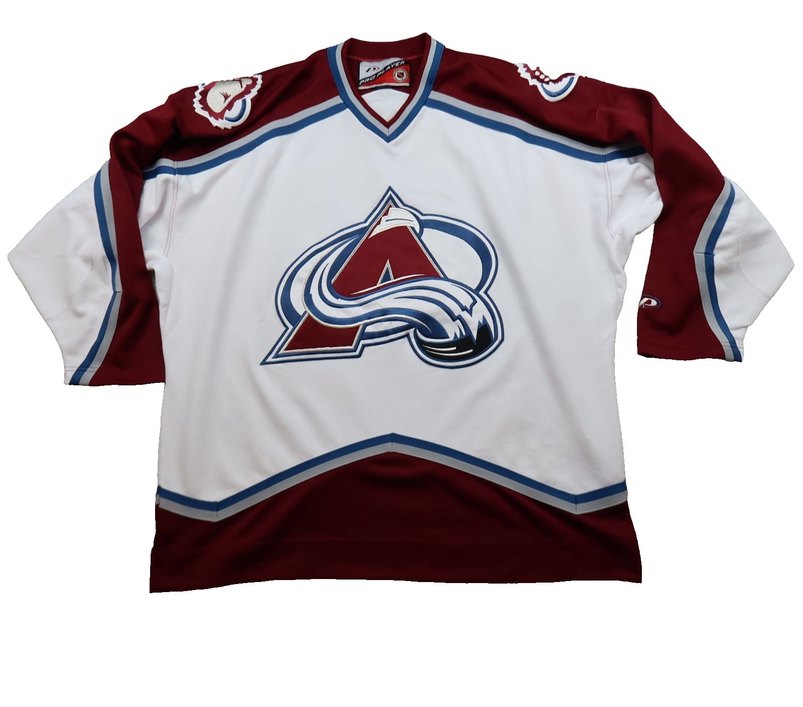 Vintage Colorado Avalanche Jersey Extra Large Ice Hockey Shirt Pro Player