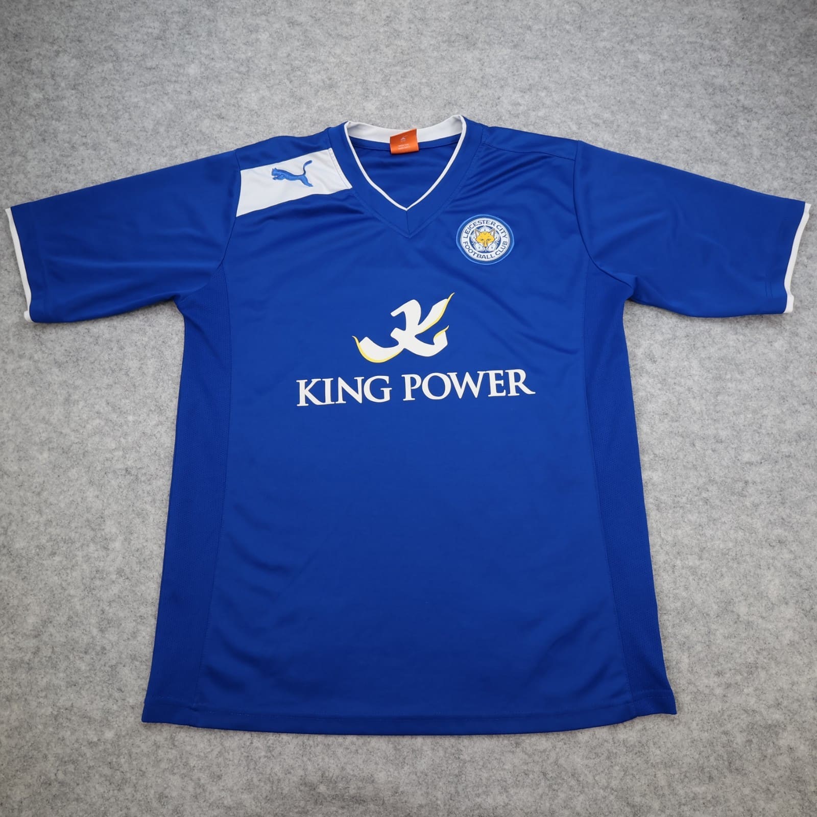 Leicester City Shirt Large Blue Home kit 2012 2013 Puma Soccer Jersey Football