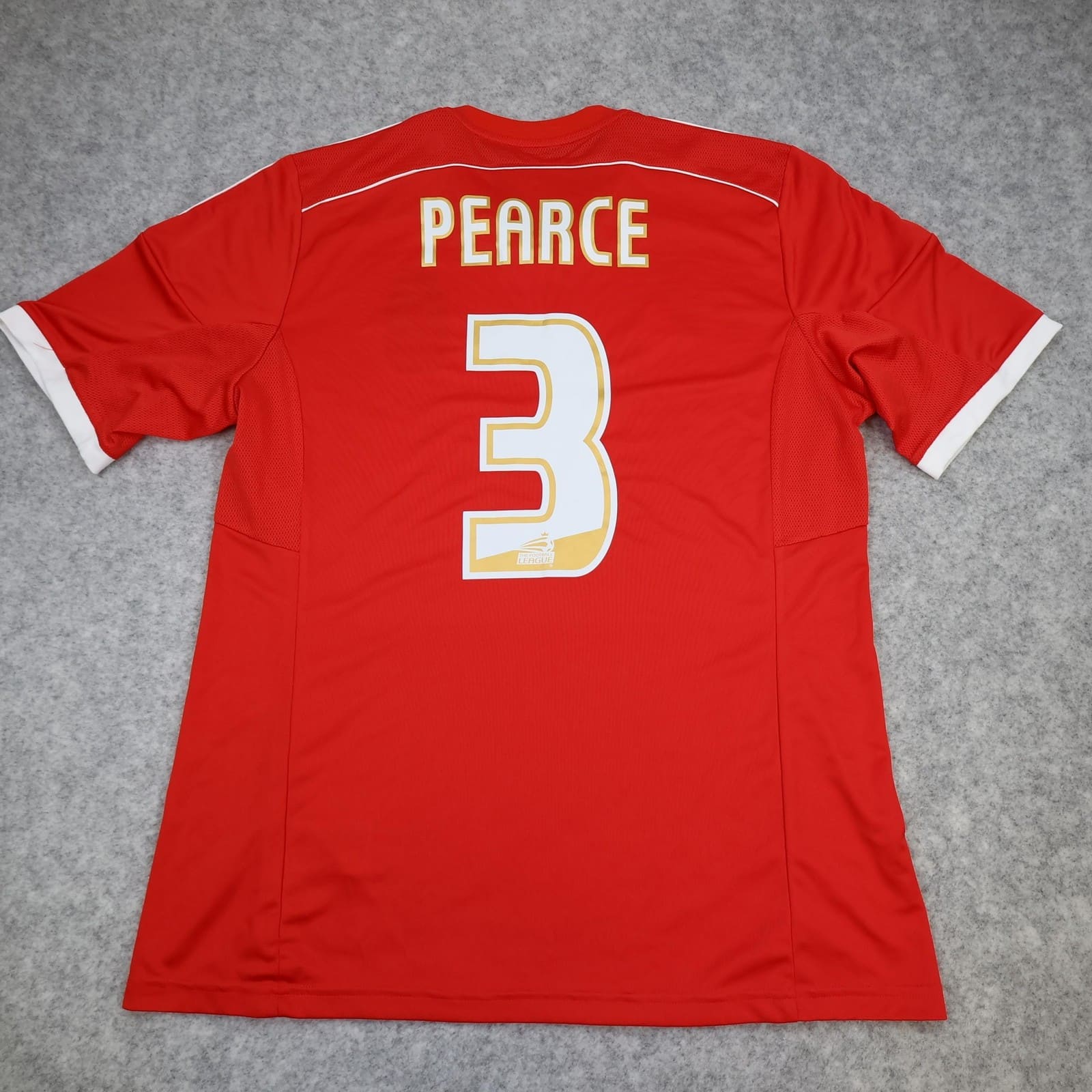 Nottingham Forest Shirt Mens Large Red Home 2014 2015 Adidas Stuart Pearce 3