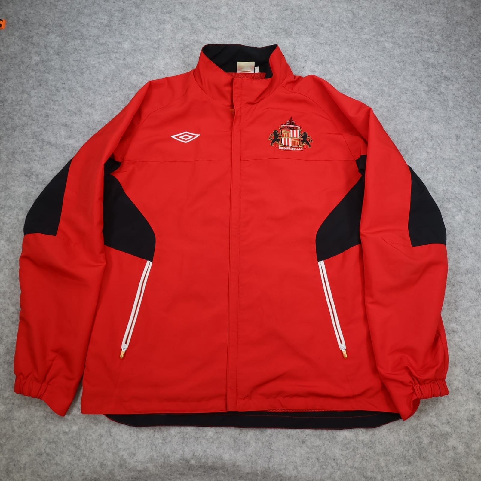 Sunderland Jacket Large Training Red Jacket 2011 2012 Umbro Tracksuit