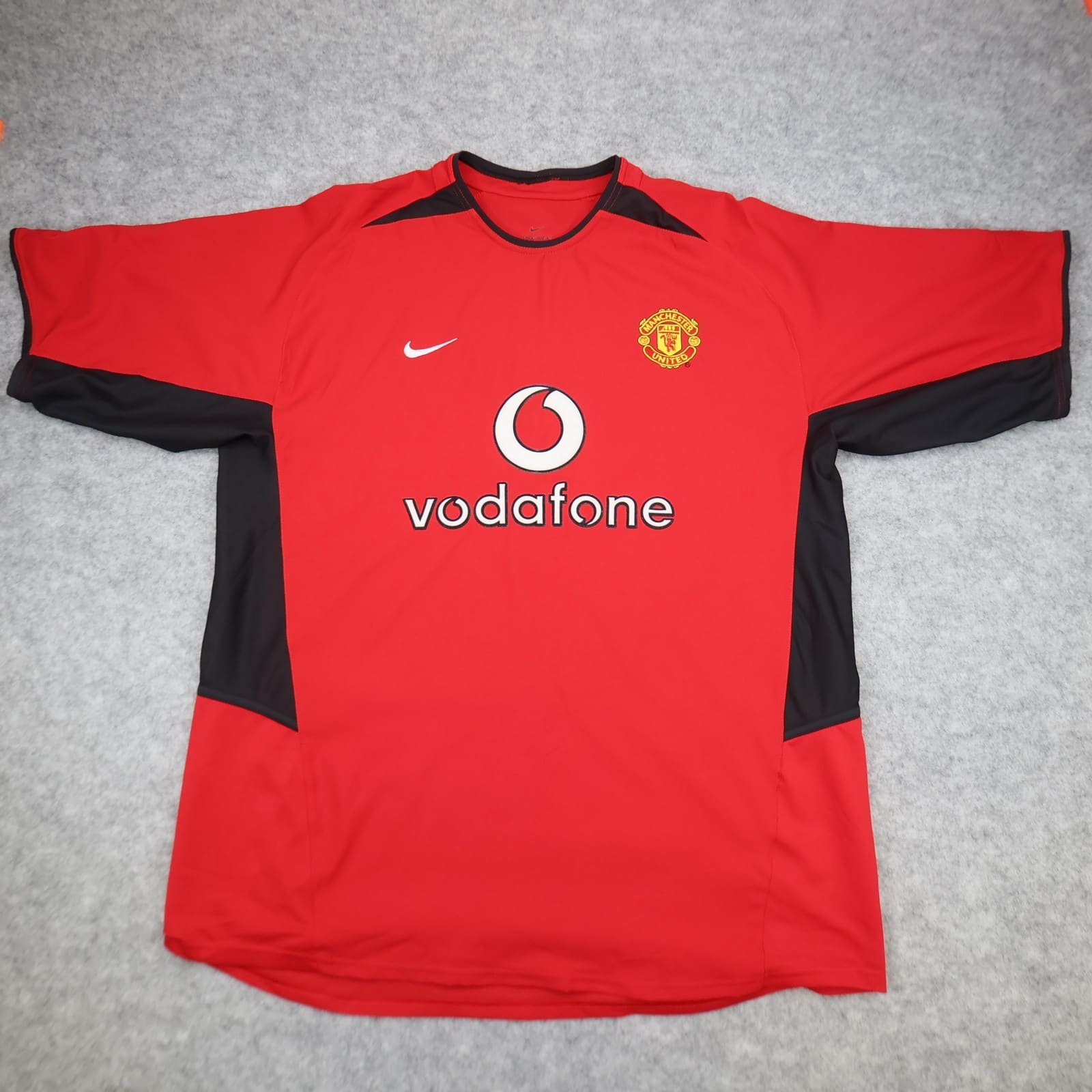 Manchester United Shirt Extra Large Red Home 2002 2004 Umbro Jersey Football