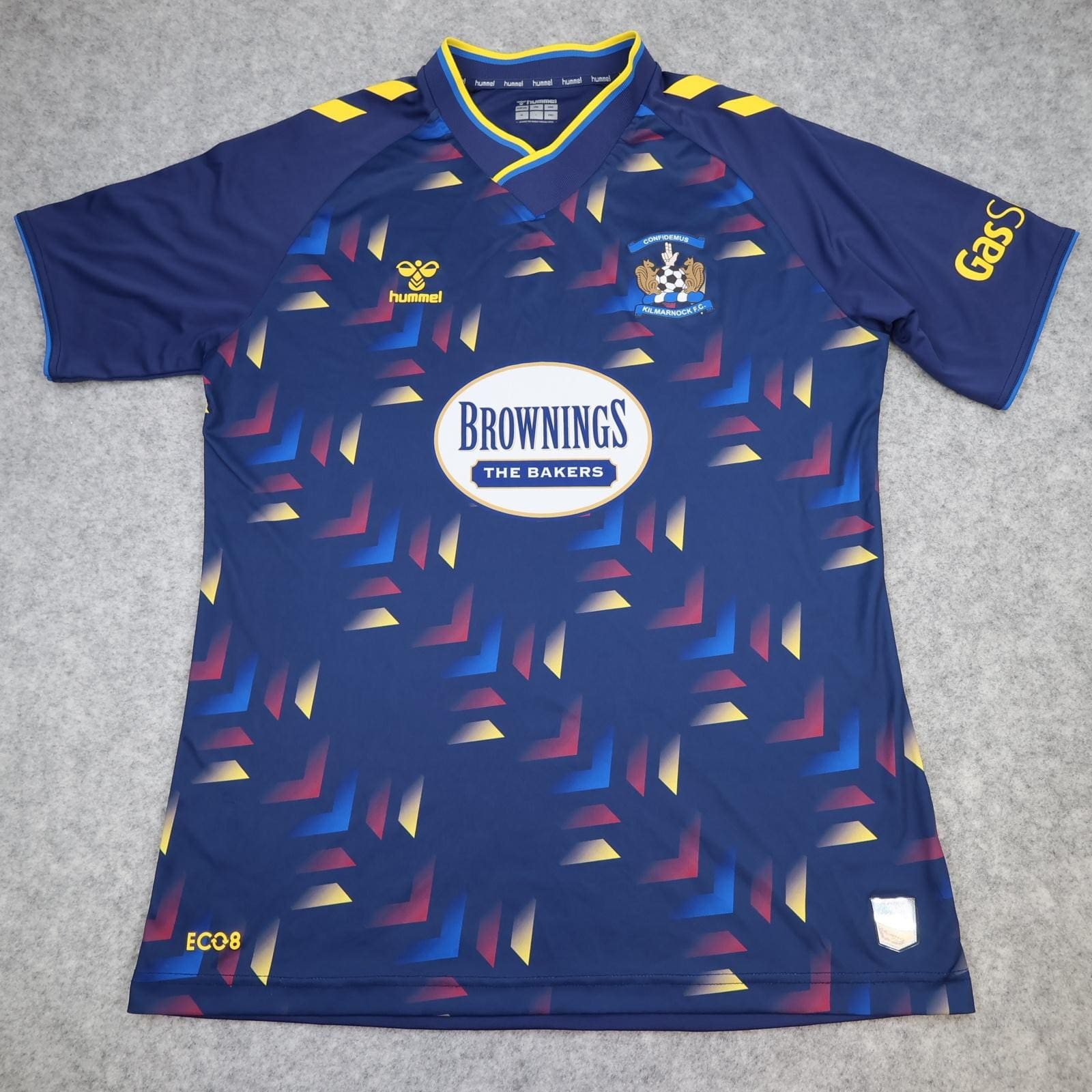 Kilmarnock FC Shirt Mens XL Blue Third Football Hummel 2022 2023 Soccer Jersey