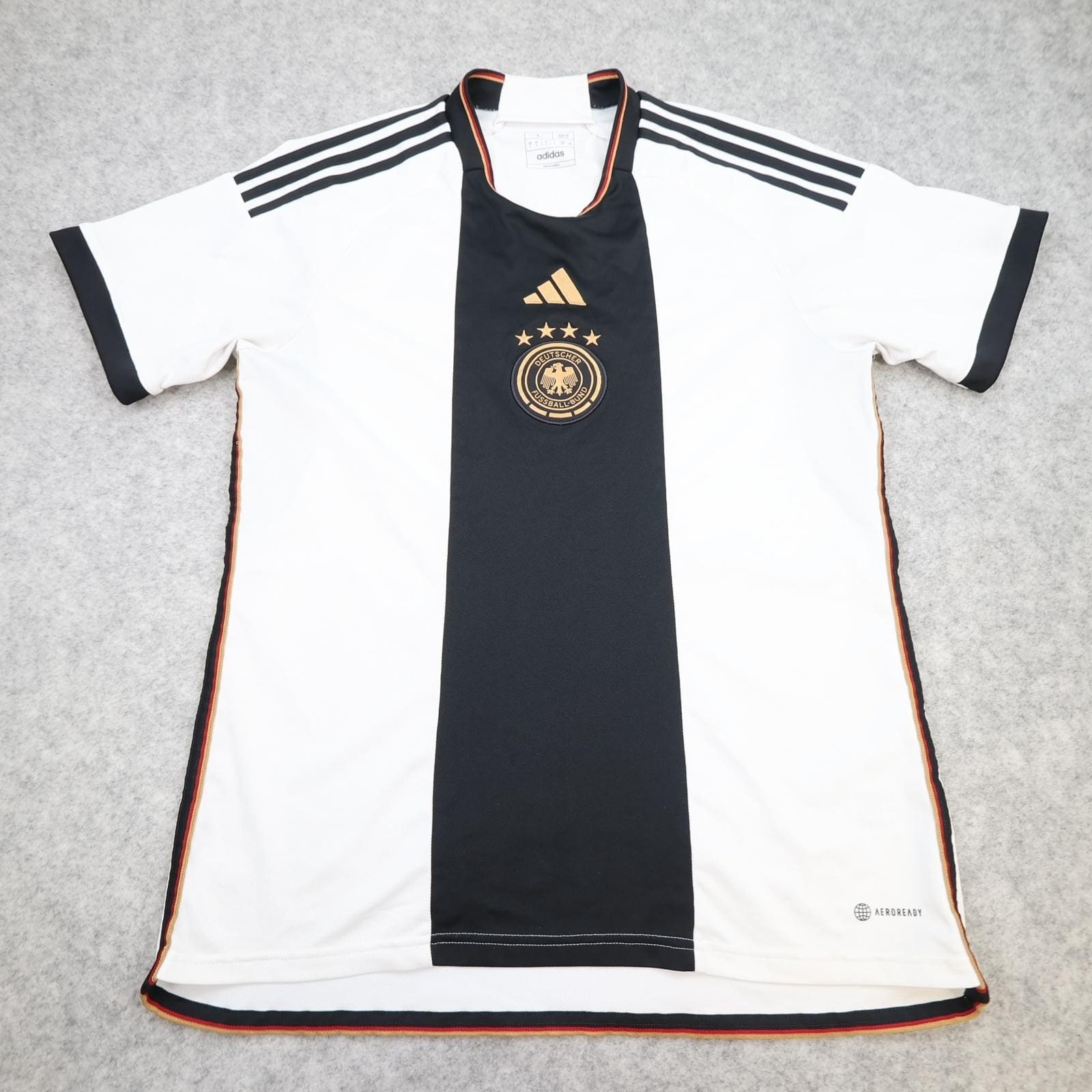 Germany Home Shirt Mens Large White 2022 2023 Football Adidas Soccer Jersey