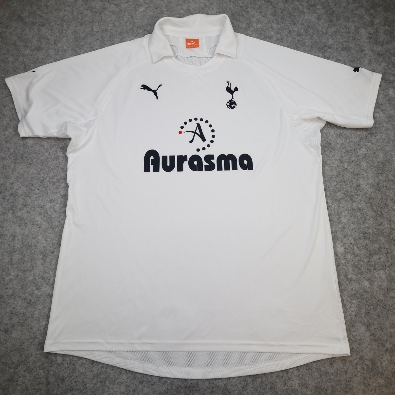 Tottenham Hotspur Shirt Mens Extra Large White Home 2011 2012 Puma Soccer Jersey