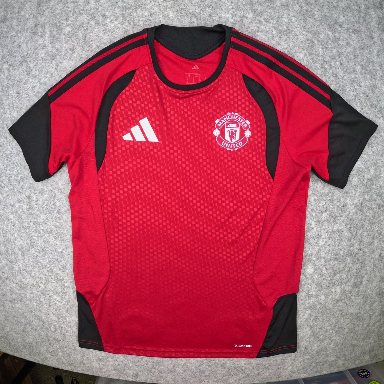 Manchester United Football Shirt Training Medium Red Adidas 2026 2027