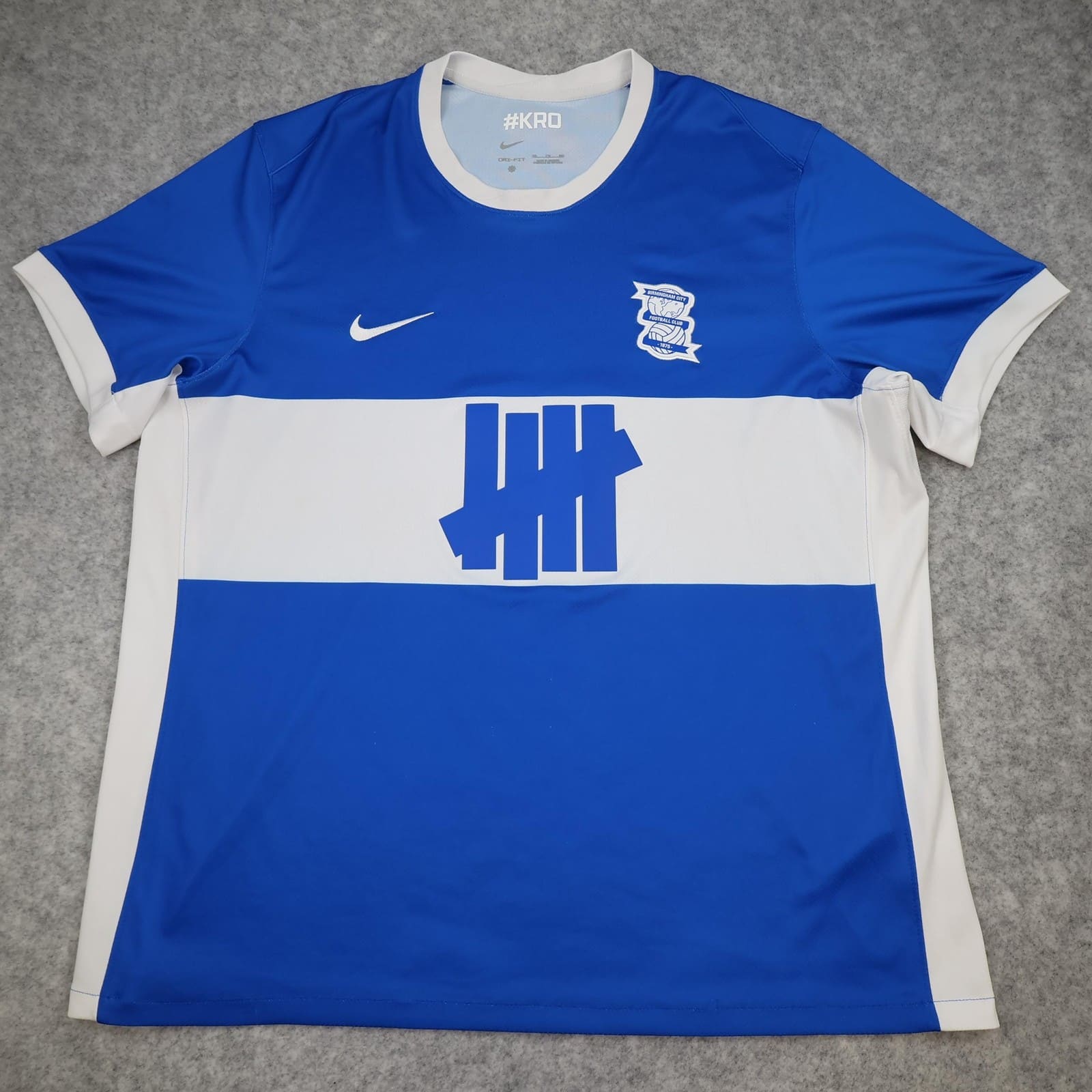 Birmingham City Shirt Mens 2XL Blue 2024 2025 Nike Dri-FIT Undefeated Jersey