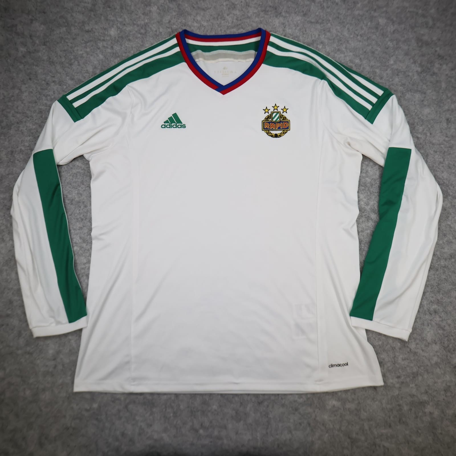Rapid Vienna Football Shirt Extra Large White Away 2014 2016 Soccer Jersey