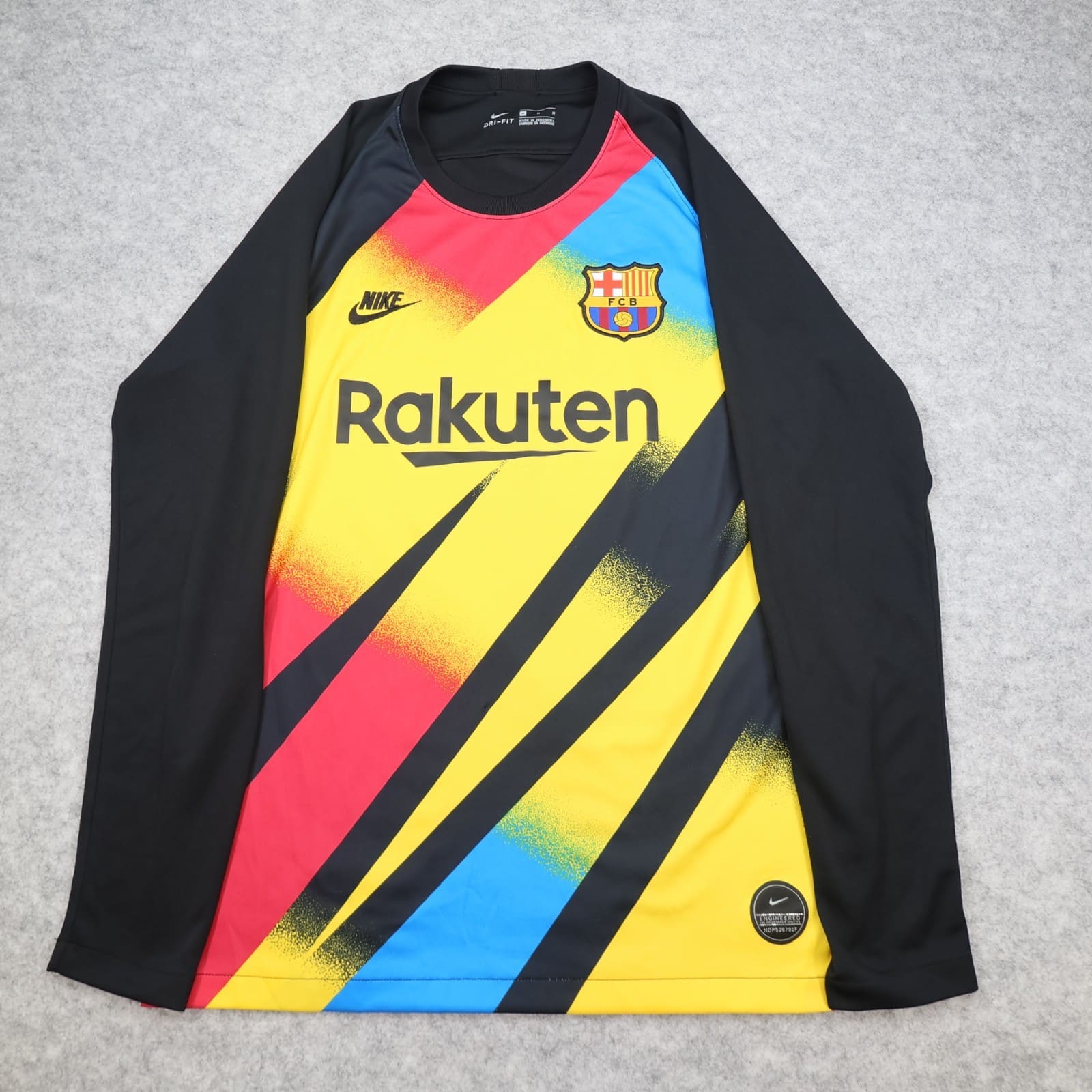 Barcelona Shirt Medium Black Goalkeeper Kit 2019 2020 Nike Soccer Jersey