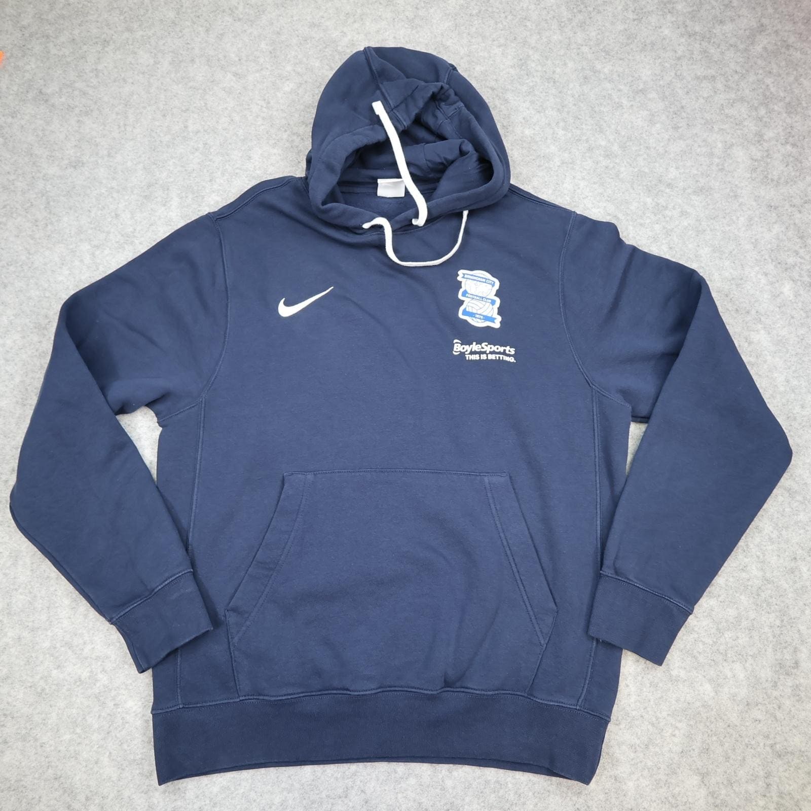 Birmingham City Hoodie Mens Medium Navy Football Nike BoyleSports 2022 2023