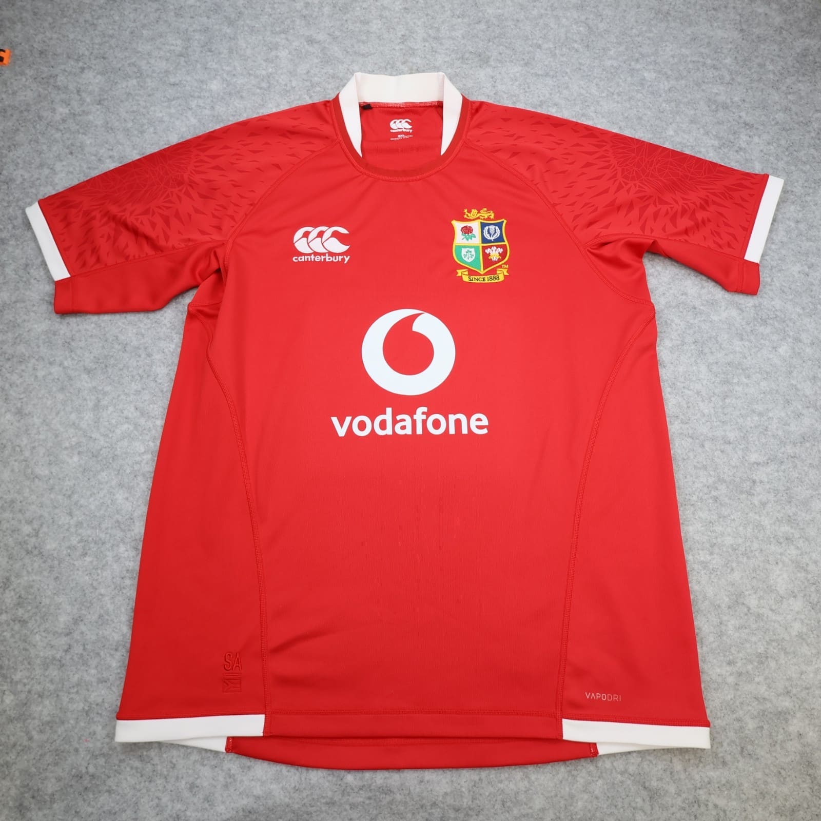 Lions Rugby Shirt 2XL Canterbury Jersey 2021 Vodafone South Africa Tour