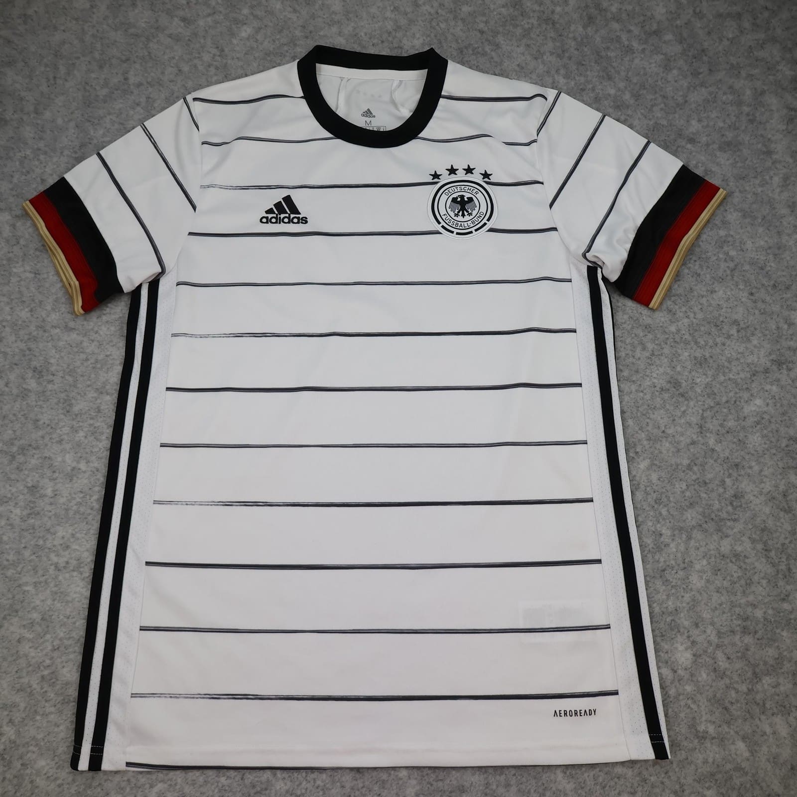 Germany Home Shirt Mens Medium White 2020 2021 Football Soccer Adidas Jersey