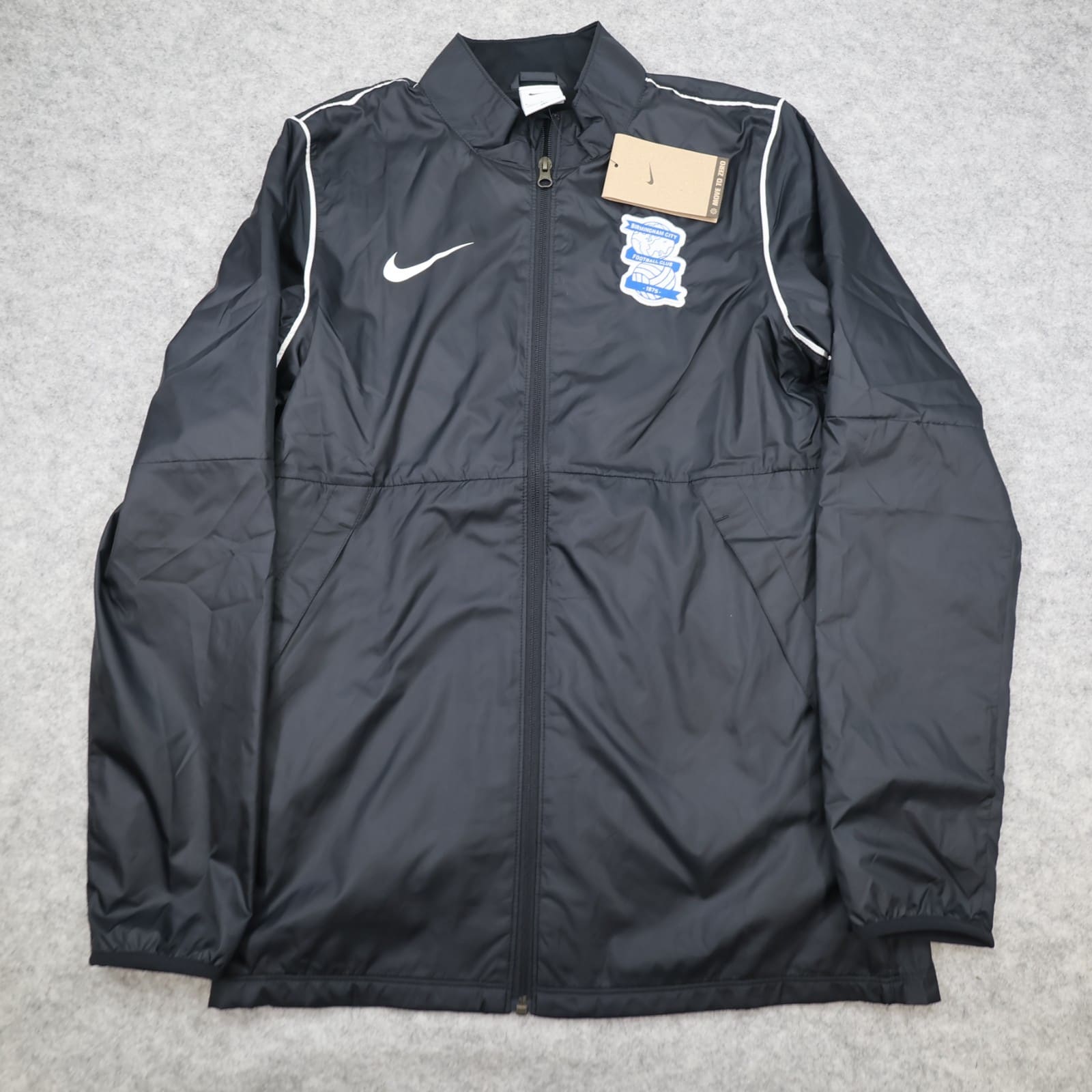 Birmingham City Small Training Jacket Black Nike 2021 2022 Soccer Rain Coat