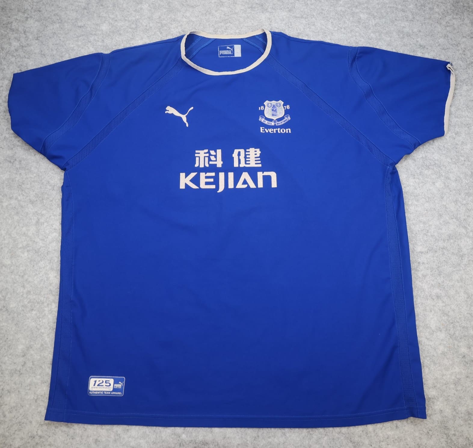 Vintage Everton Shirt 2XL Blue Home Kit 2003 2004 Puma Soccer Jersey XXL
