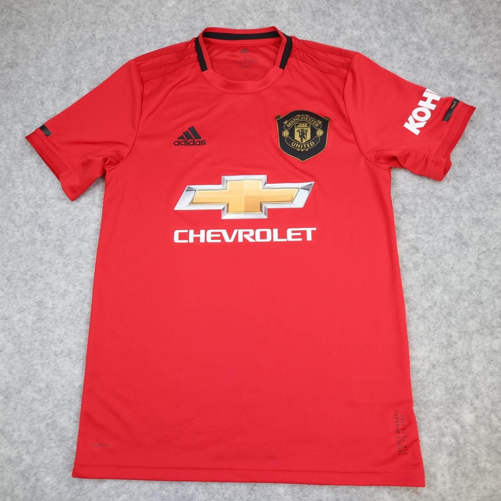 Manchester United Shirt Mens Small Red Home 2019 2020 Football Adidas Chevrolet