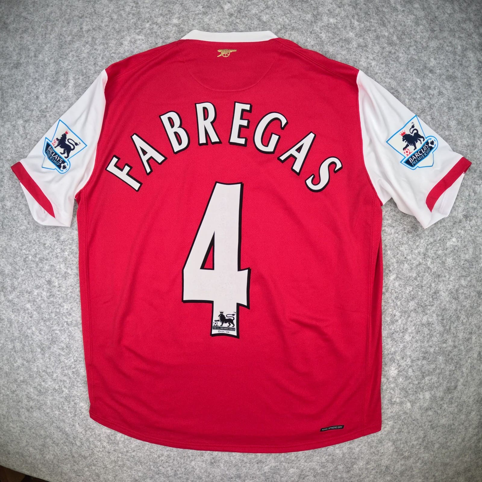 Arsenal Football Shirt Medium Red Home 2006 2008 Nike FABREGAS 4 Nike Jersey